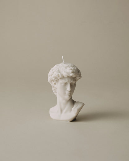 David Bust Candle