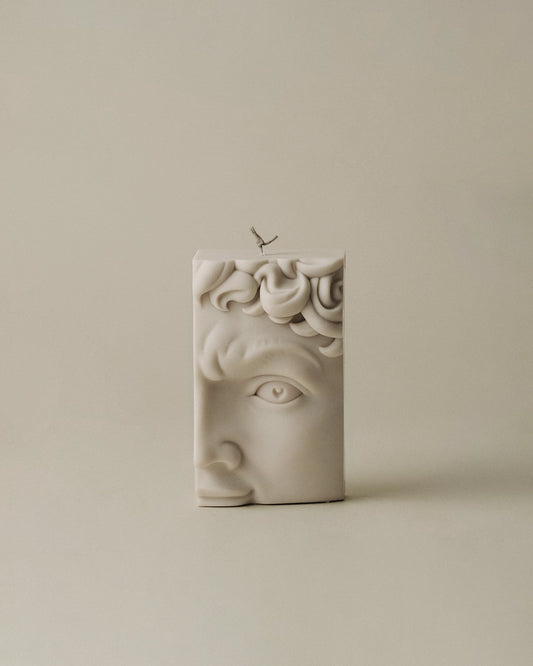 David's Half Face Candle