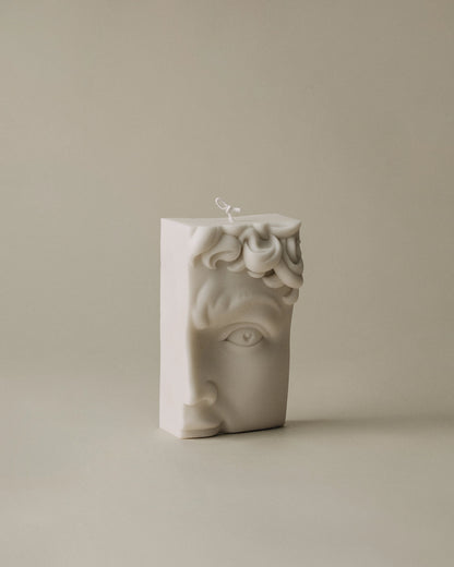 David's Half Face Candle