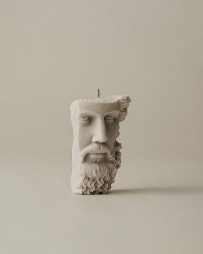Greek Face Candle
