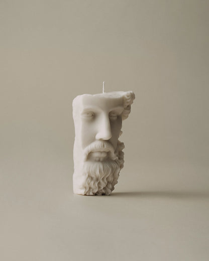 Greek Face Candle