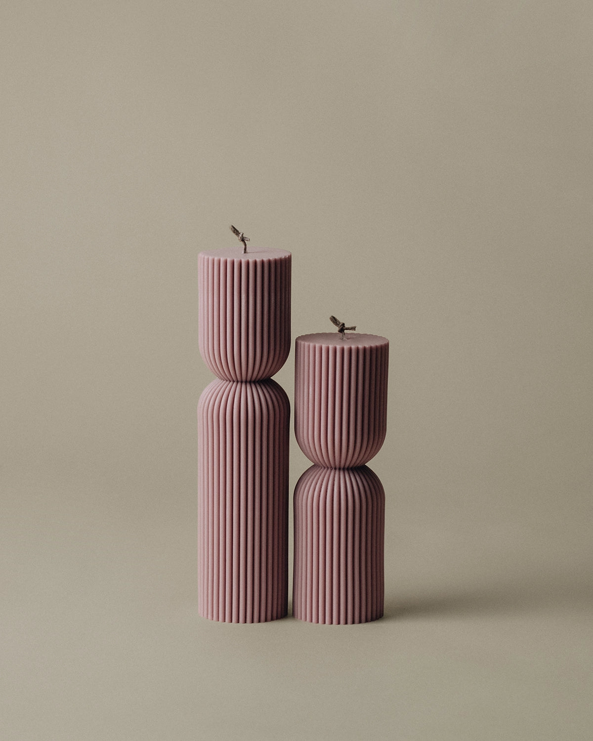 Hourglass Pillar Candle