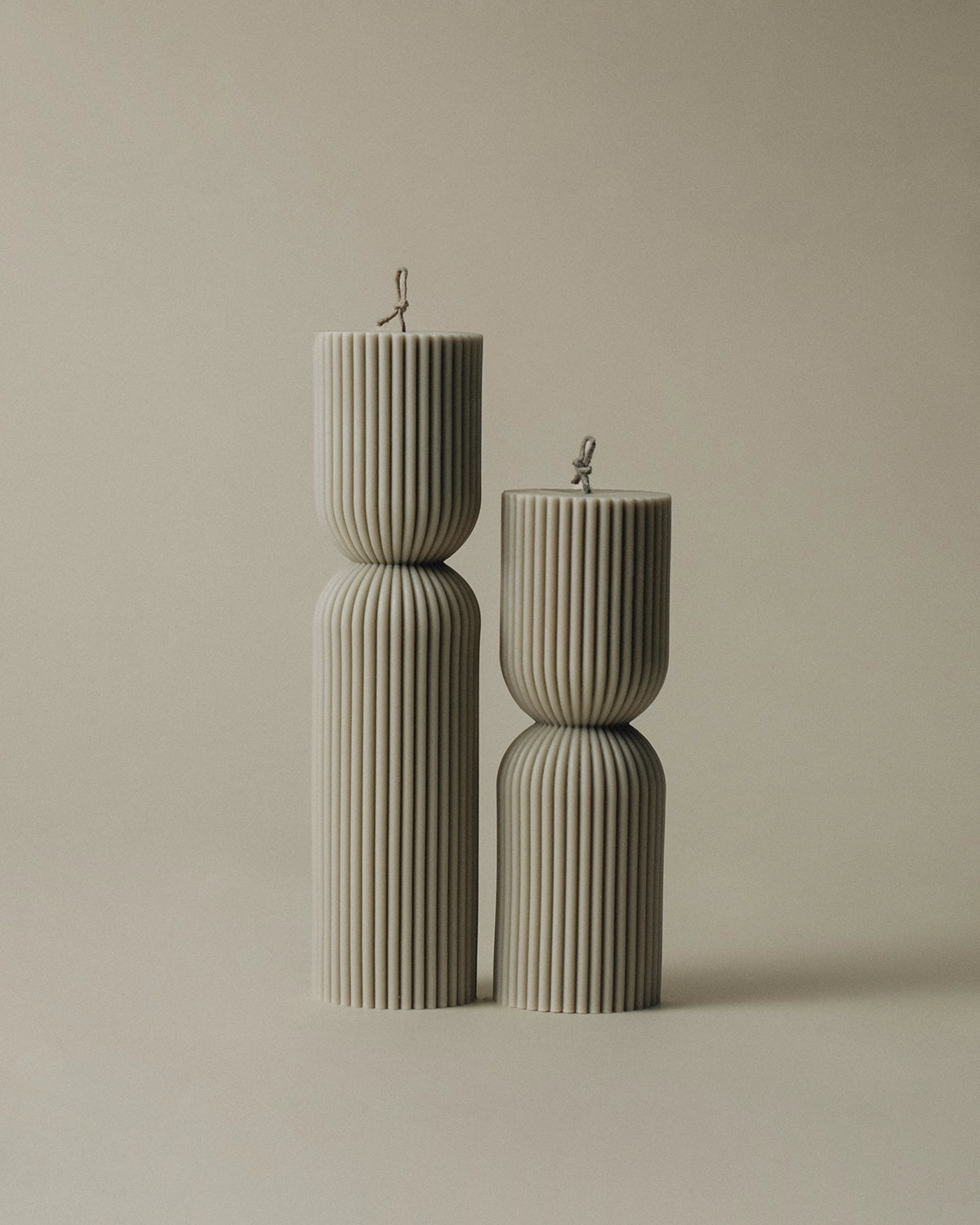 Hourglass Pillar Candle