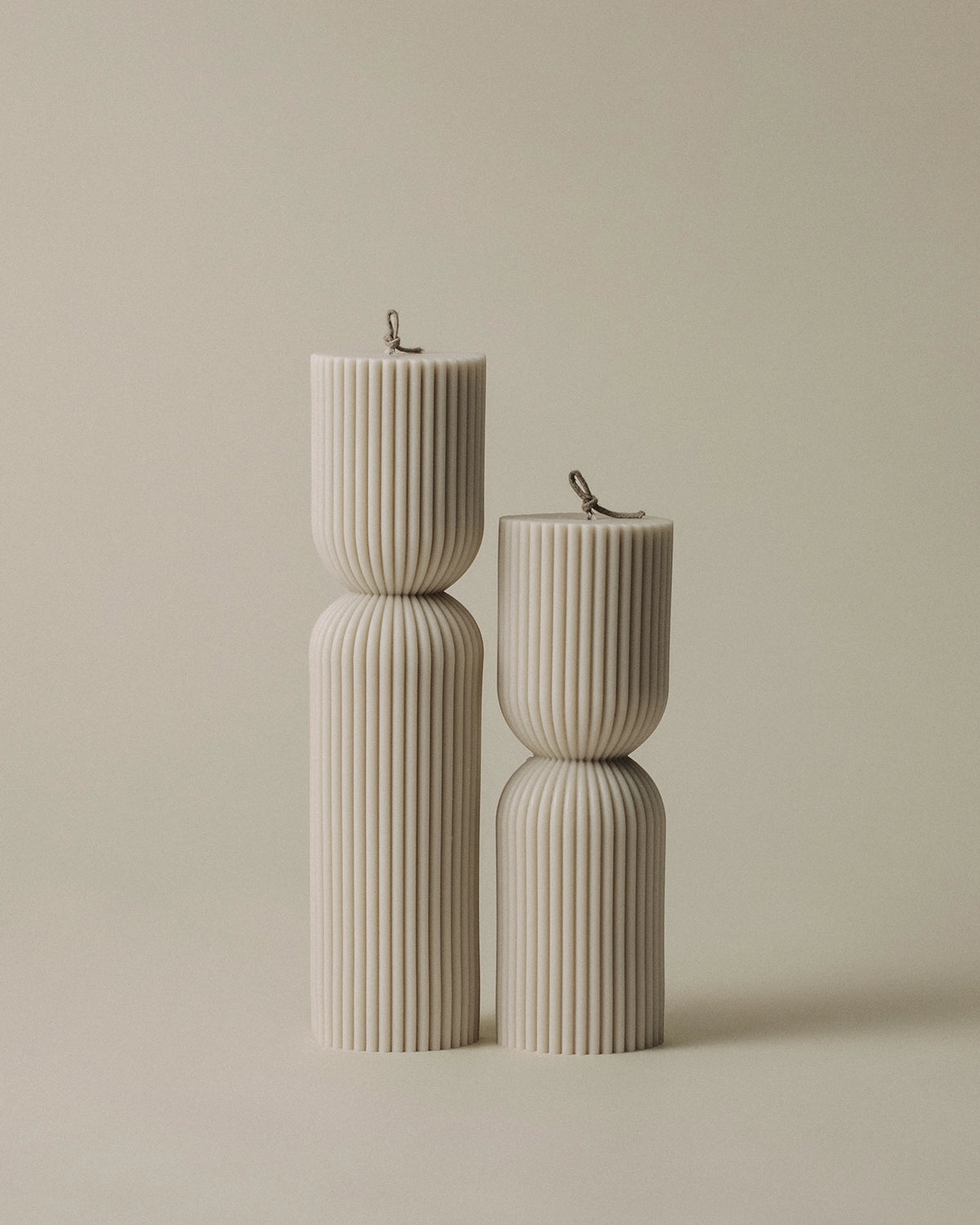 Hourglass Pillar Candle