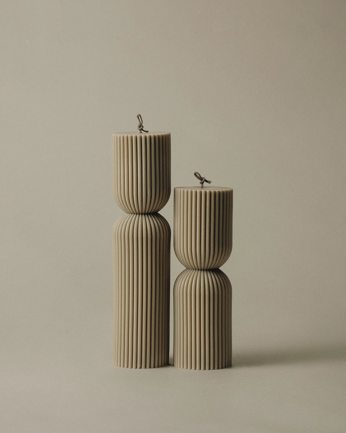 Hourglass Pillar Candle