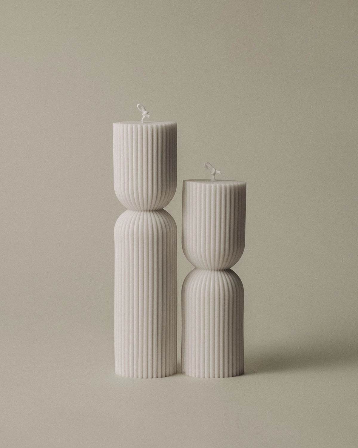 Hourglass Pillar Candle