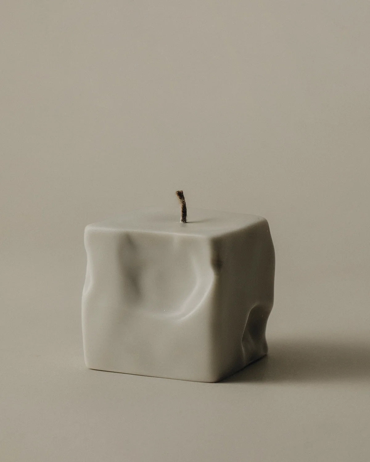 Raw Block Candle - Small - Jade