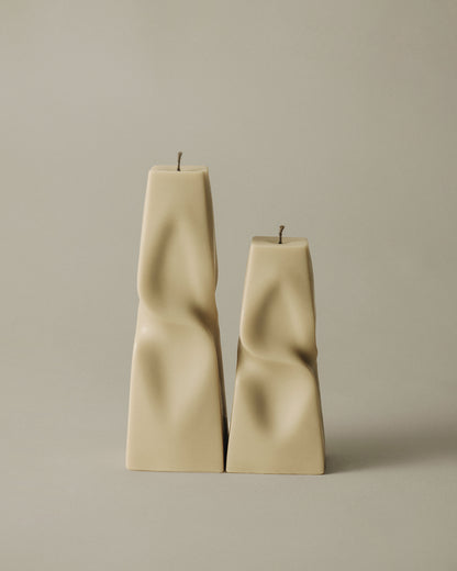Twisted Pyramid Candle