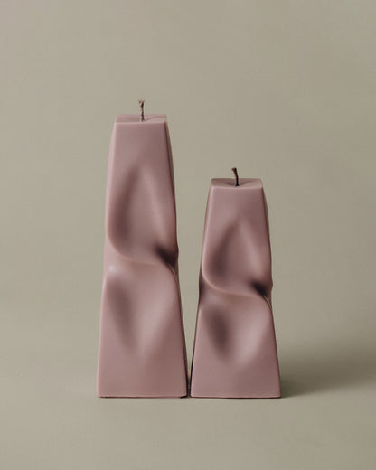 Twisted Pyramid Candle