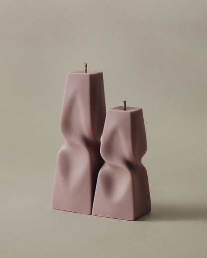 Twisted Pyramid Candle