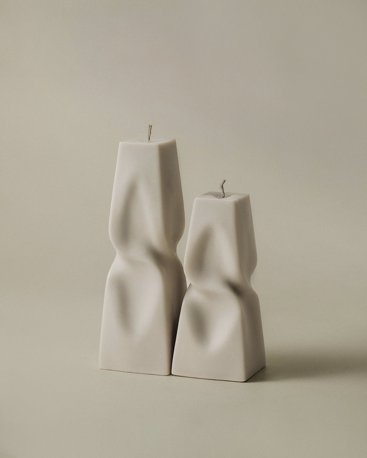 Twisted Pyramid Candle