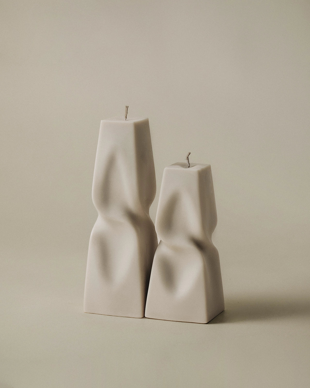 Twisted Pyramid Candle