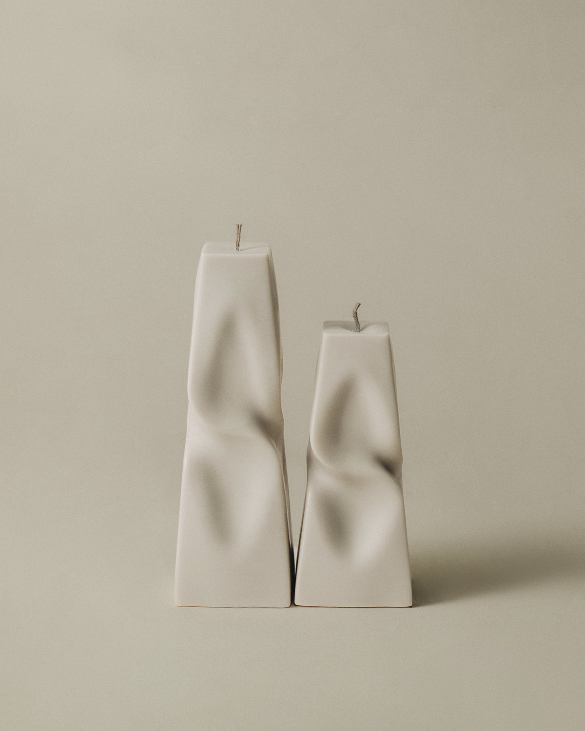 Twisted Pyramid Candle