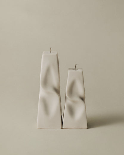 Twisted Pyramid Candle