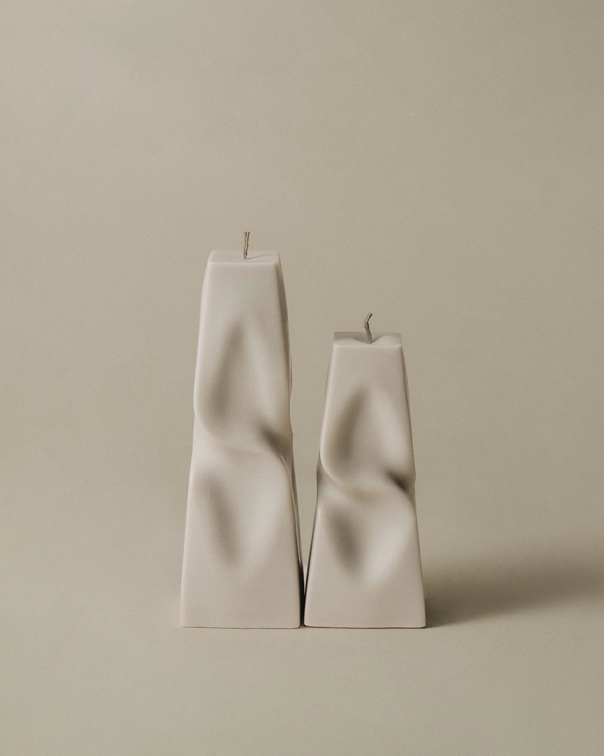 Twisted Pyramid Candle