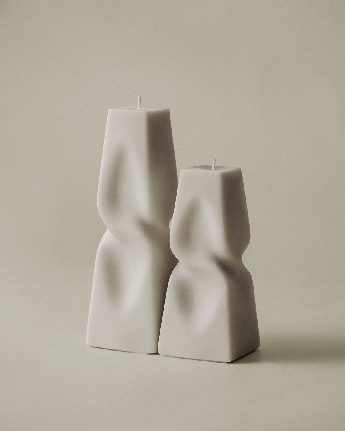 Twisted Pyramid Candle