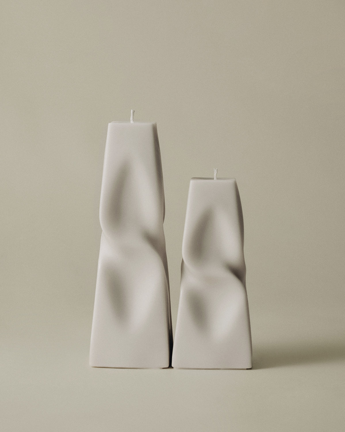 Twisted Pyramid Candle