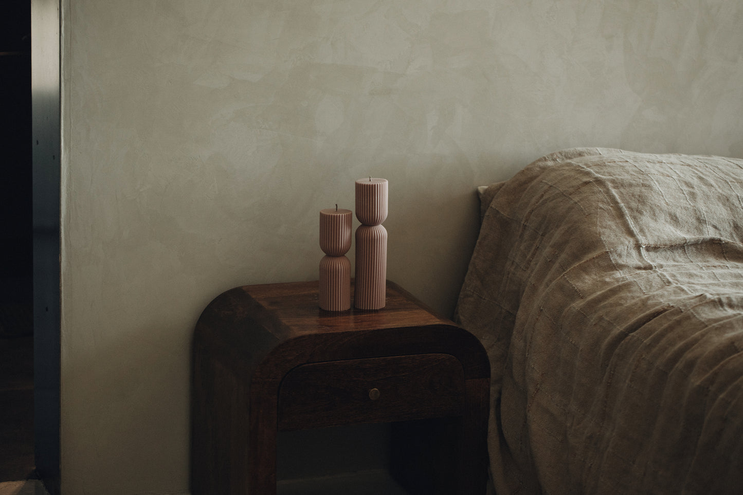 Hourglass Pillar Candle