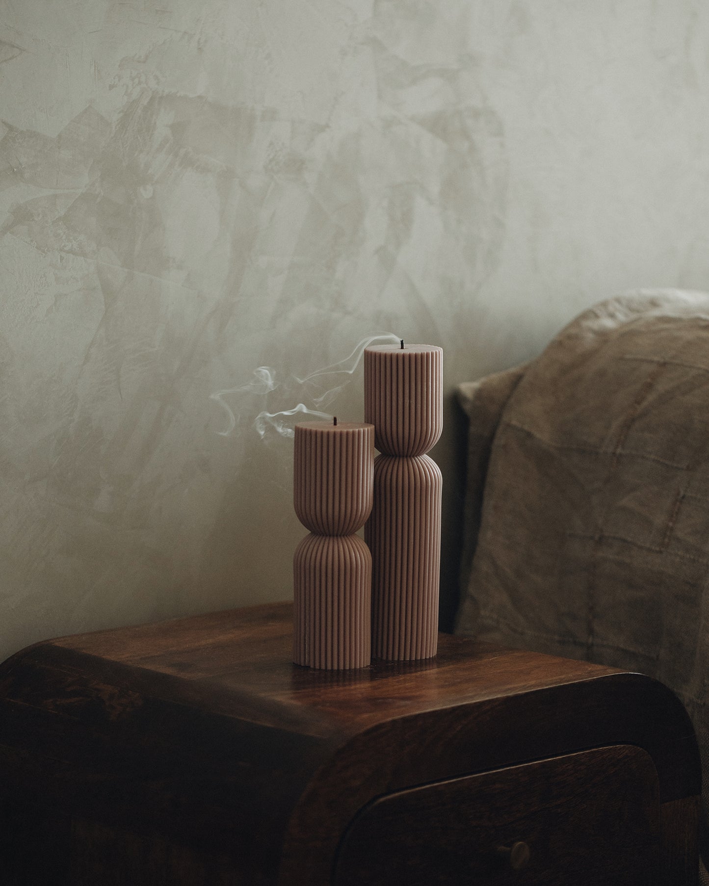 Hourglass Pillar Candle