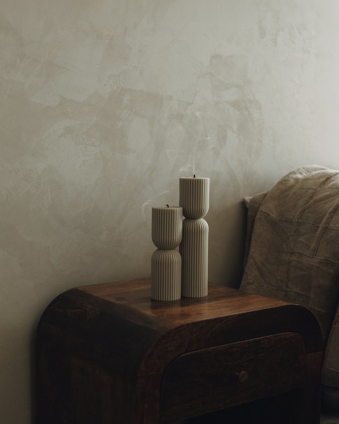 Hourglass Pillar Candle