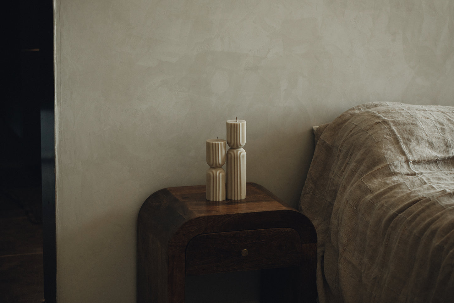Hourglass Pillar Candle
