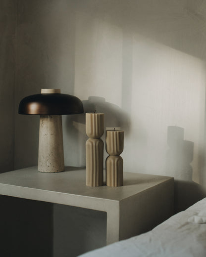 Hourglass Pillar Candle
