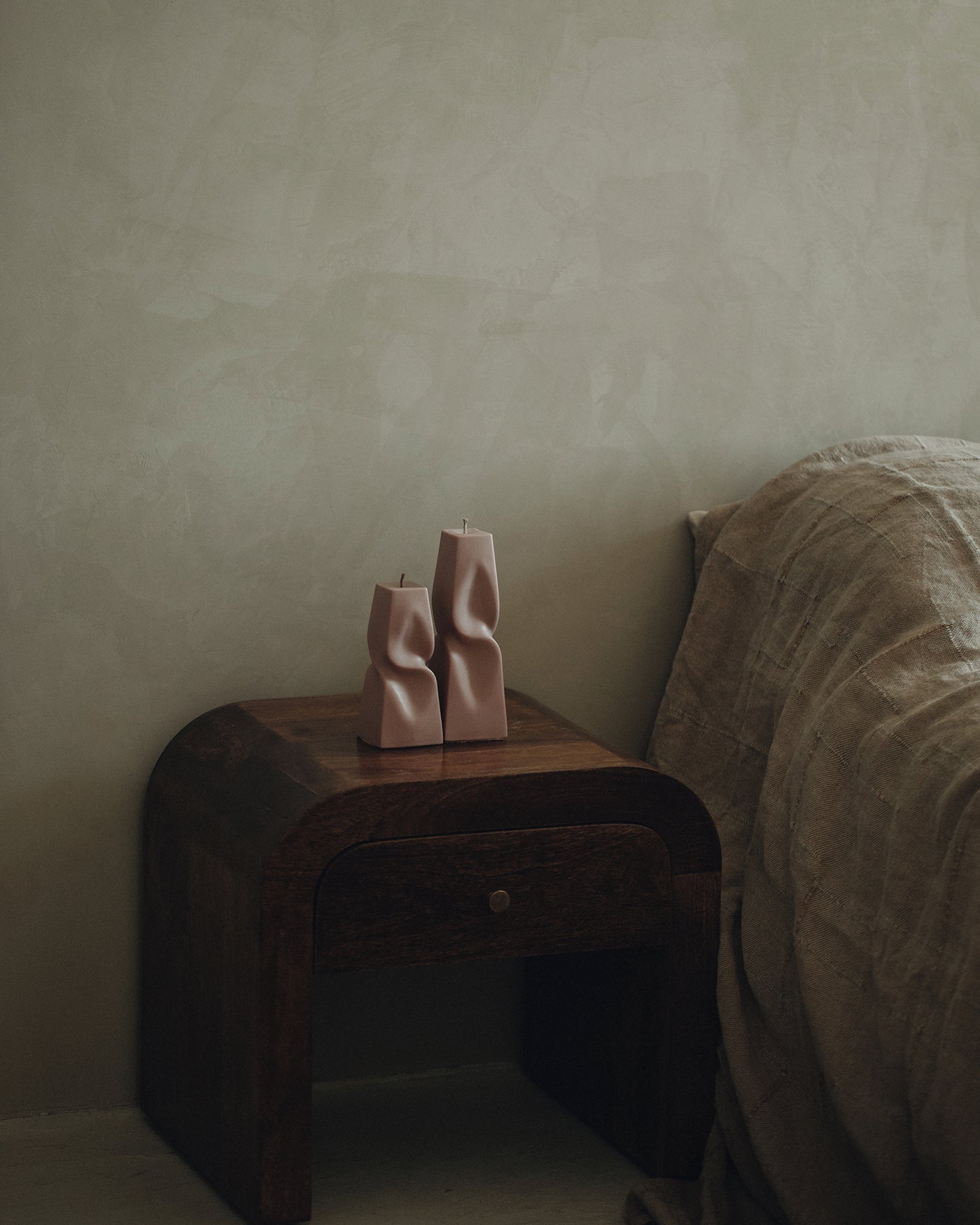 Twisted Pyramid Candle