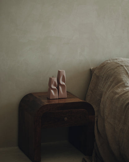 Twisted Pyramid Candle