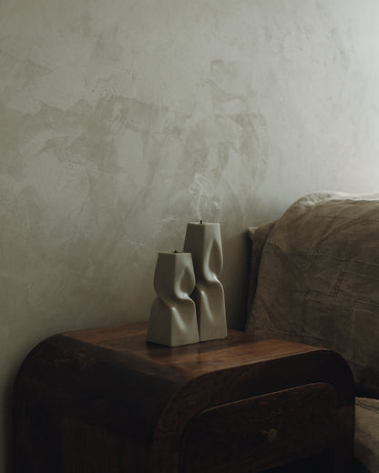 Twisted Pyramid Candle