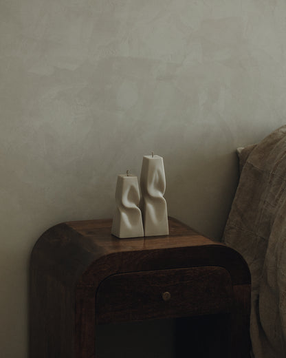 Twisted Pyramid Candle