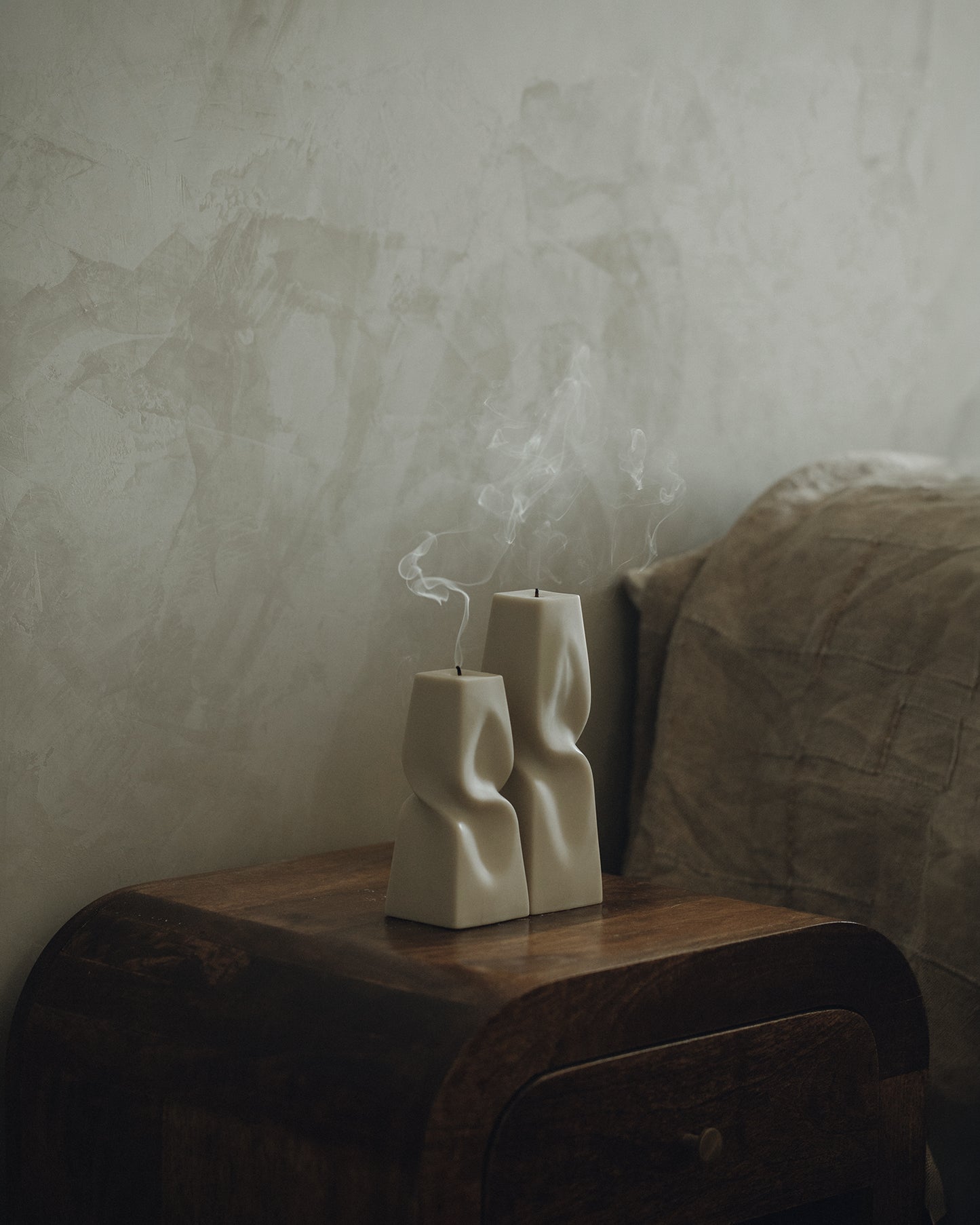 Twisted Pyramid Candle