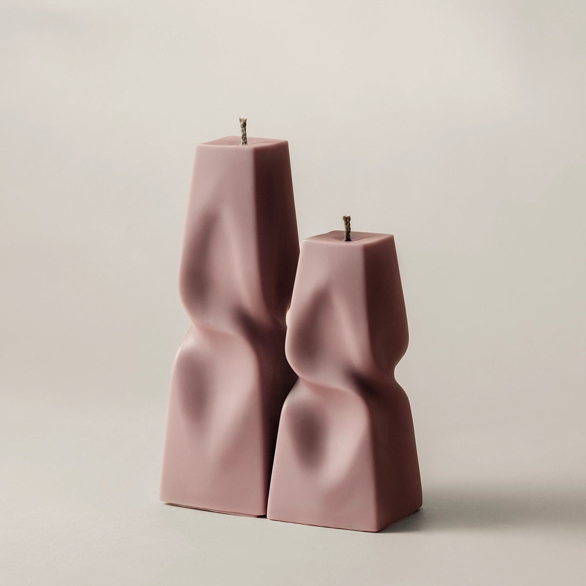 Twisted Pyramid Candle