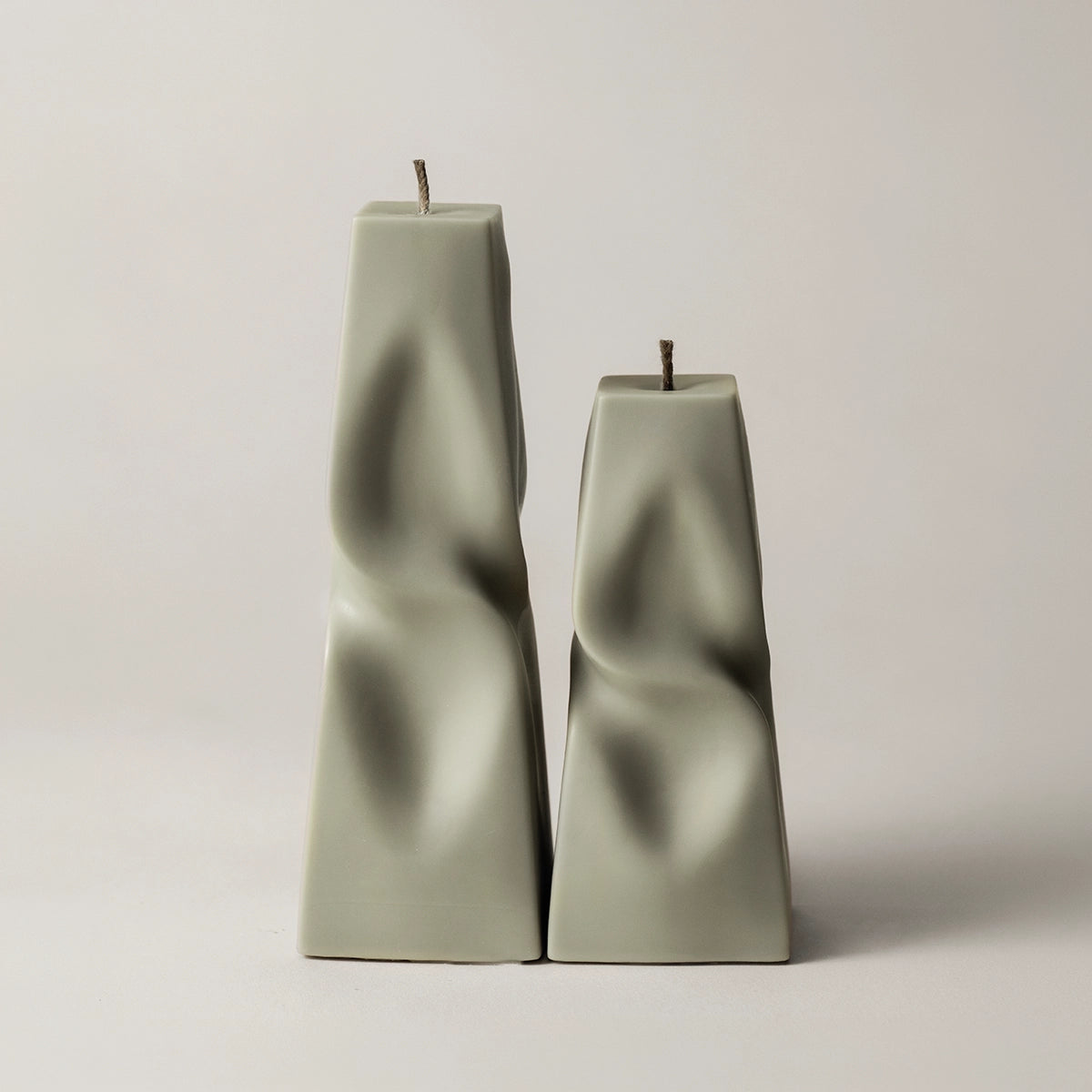 Twisted Pyramid Candle