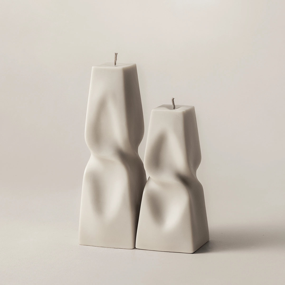 Twisted Pyramid Candle