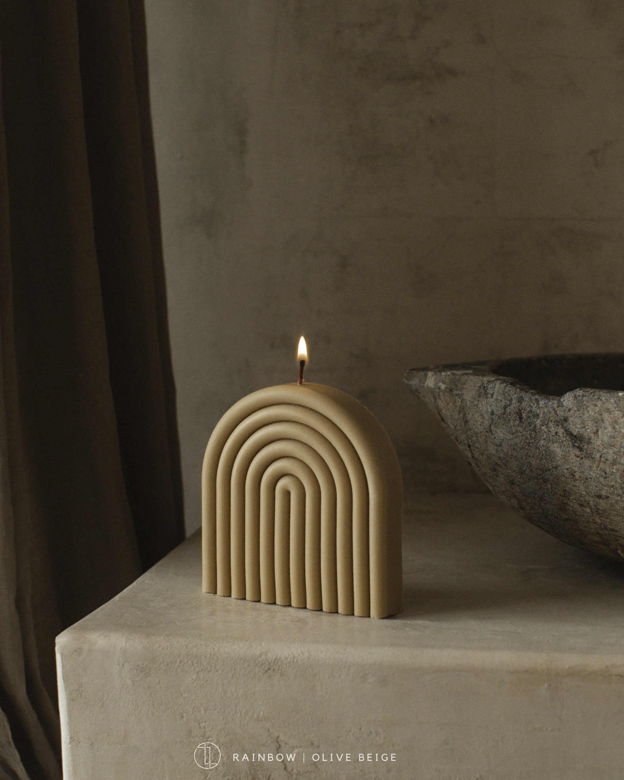 Rainbow Candle