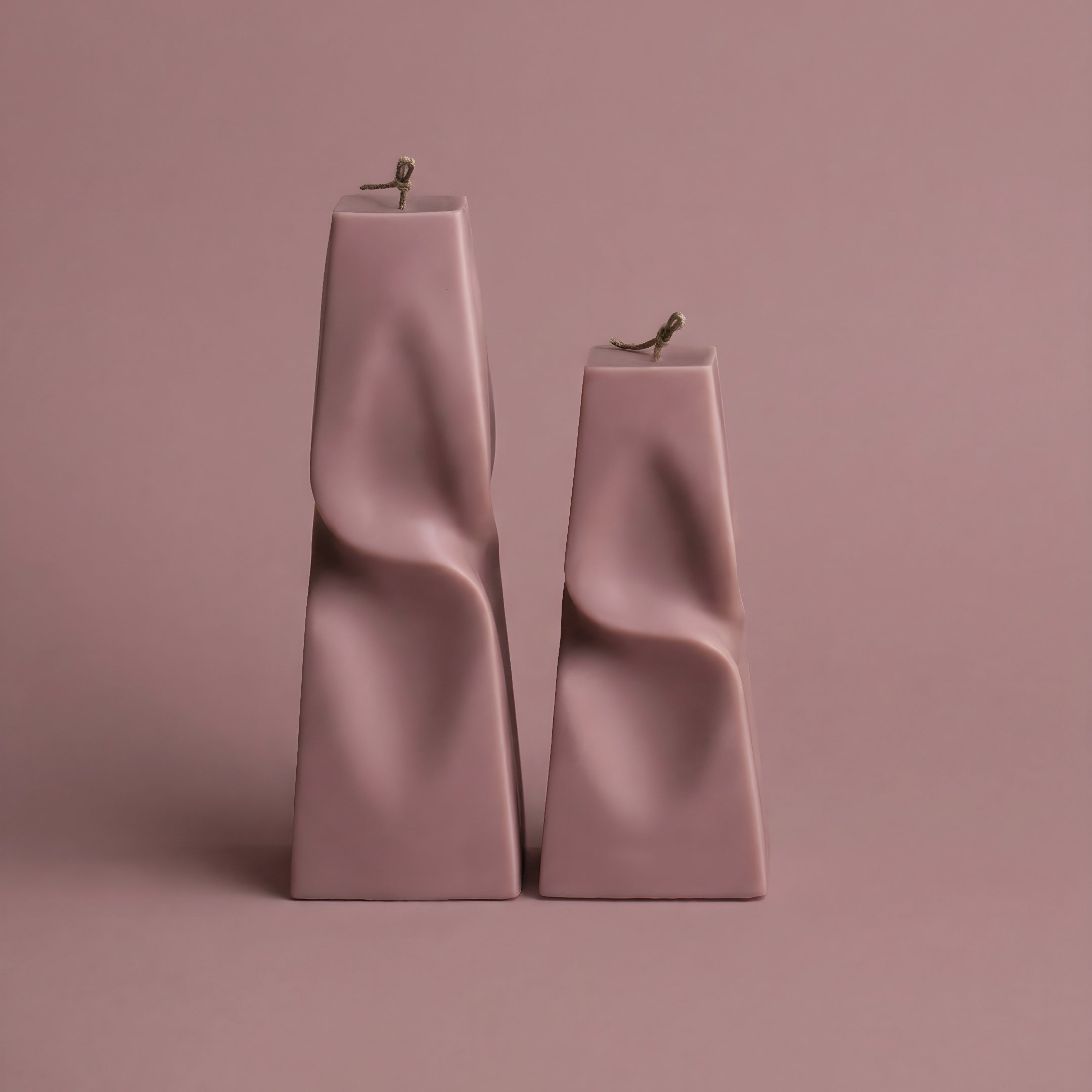 Twisted Pyramid Candle